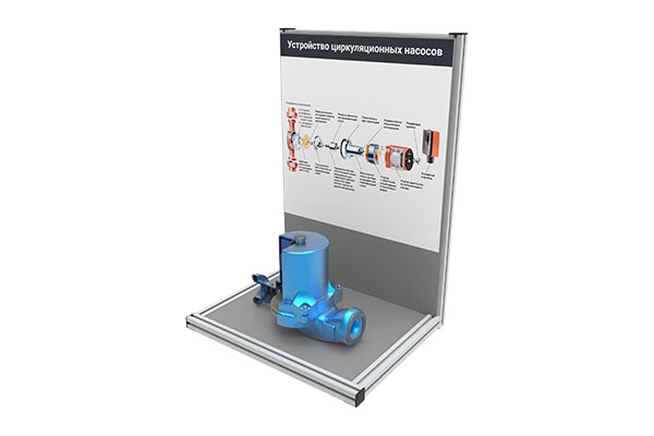 Стенд-планшет "Устройство циркуляционных насосов"